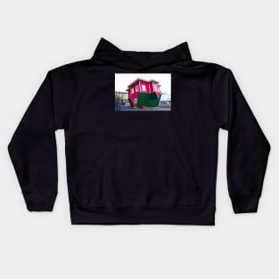 Upside down house in Bournemouth Kids Hoodie